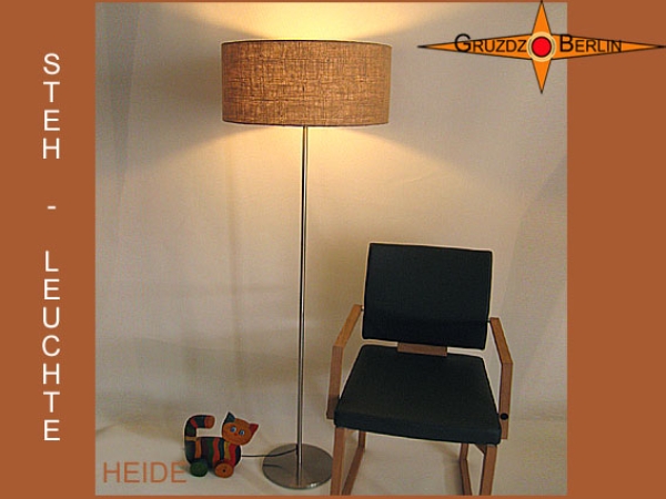 Jute floor lamp HEIDE Floor lamp natural jute