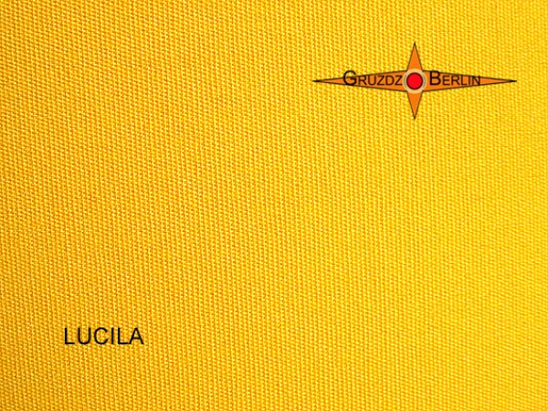 Pendellampe Gelb Loungeleuchte LUCILA Ø50 cm mit Diffusor Lichtrand