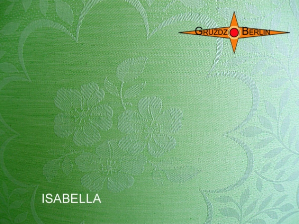 Grüne Hängelampe ISABELLA Ø60 cm Damastleuchte Diffusor Lichtrand