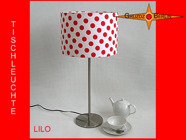 Table-lamp-LILO---30-cm-dots-in-red-white