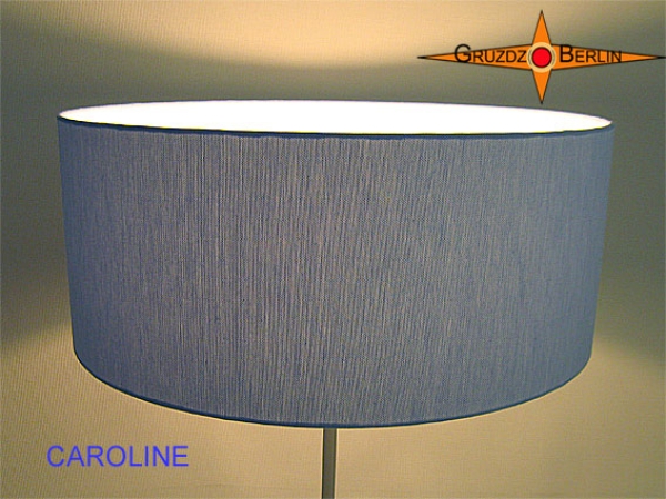 Light blue floor lamp CAROLINE floor lamp Blue linen