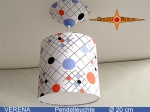 Leuchte VERENA Ø 20cm Pendellampe mit Diffusor und Baldachin
