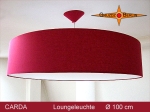 Große Hängelampe bordo CARDA Ø 100 cm XXL Pendelleuchte