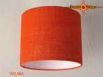 Small lamp shade WILMA Ø 25 cm orange jute